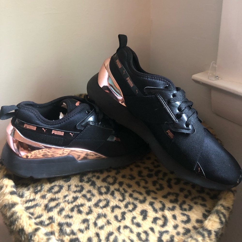 Puma Muse X-2 Metallic black rose gold